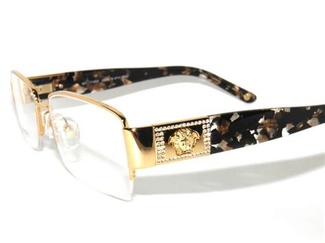 versace gold eyeglasses|Versace gold frame eyeglasses.